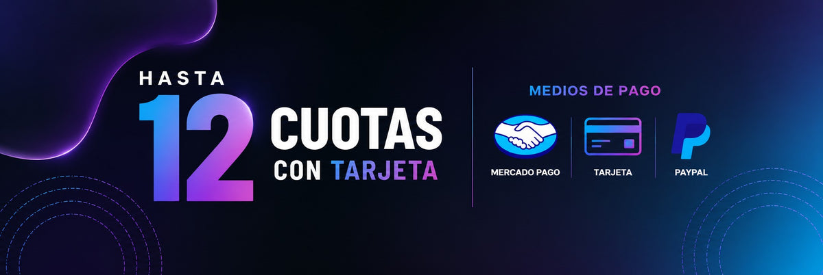 Hasta 12 cuotas con tarjeta